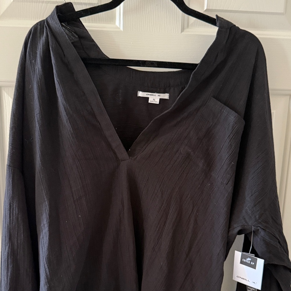 O'Neill Black Swim Coverup